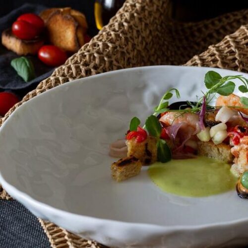 la panzanella di mare di Pamela Liccardo | La panzanella di mare La panzanella con frutti di mare