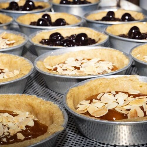 Crostatine Integrali alle visciole | Le crostatine integrali artigianalità in una crostatina integrale