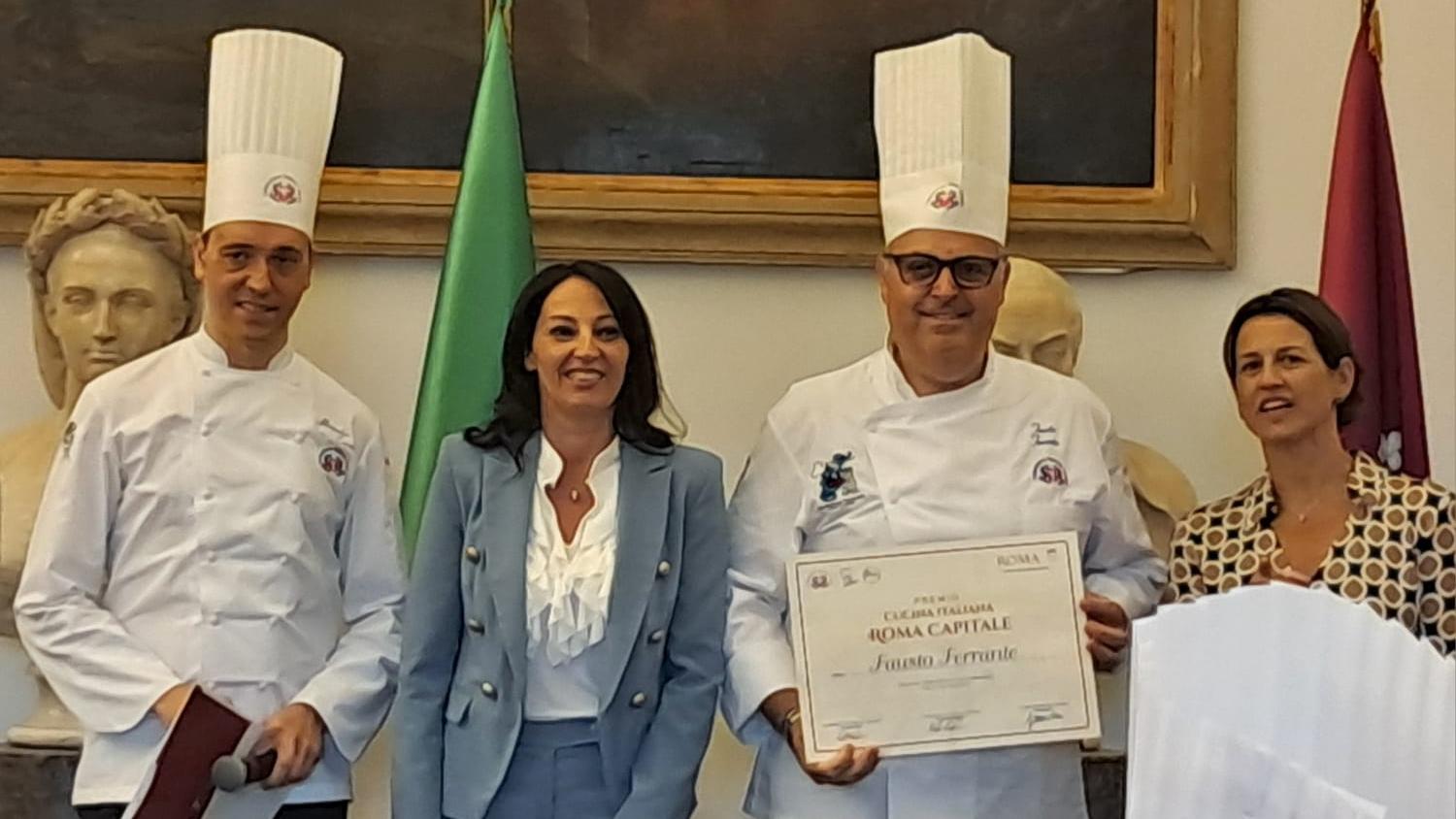 Premio cucina italiana per roma capitale - Fausto Ferrante.