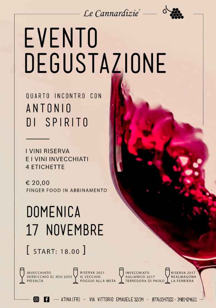 Evento di degustazione presso Le Cannardizie ad Atina | Evento di degustazione presso Le Cannardizie ad Atina Evento di degustazione presso Le Cannardizie ad Atina