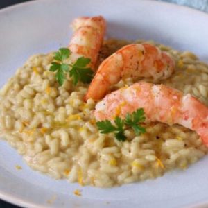 Risotto alle mazzancolle e arancia bionda di Fondi | Risotto alle mazzancolle e arancia bionda di Fondi Risotto alle mazzancolle e arancia bionda di Fondi