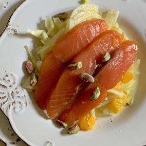 Carpaccio di salmone con arance finocchi e pistacchi | Carpaccio di salmone con arance, finocchi e pistacchi Carpaccio di salmone con arance, finocchi e pistacchi ottimo per l'abbronzatura