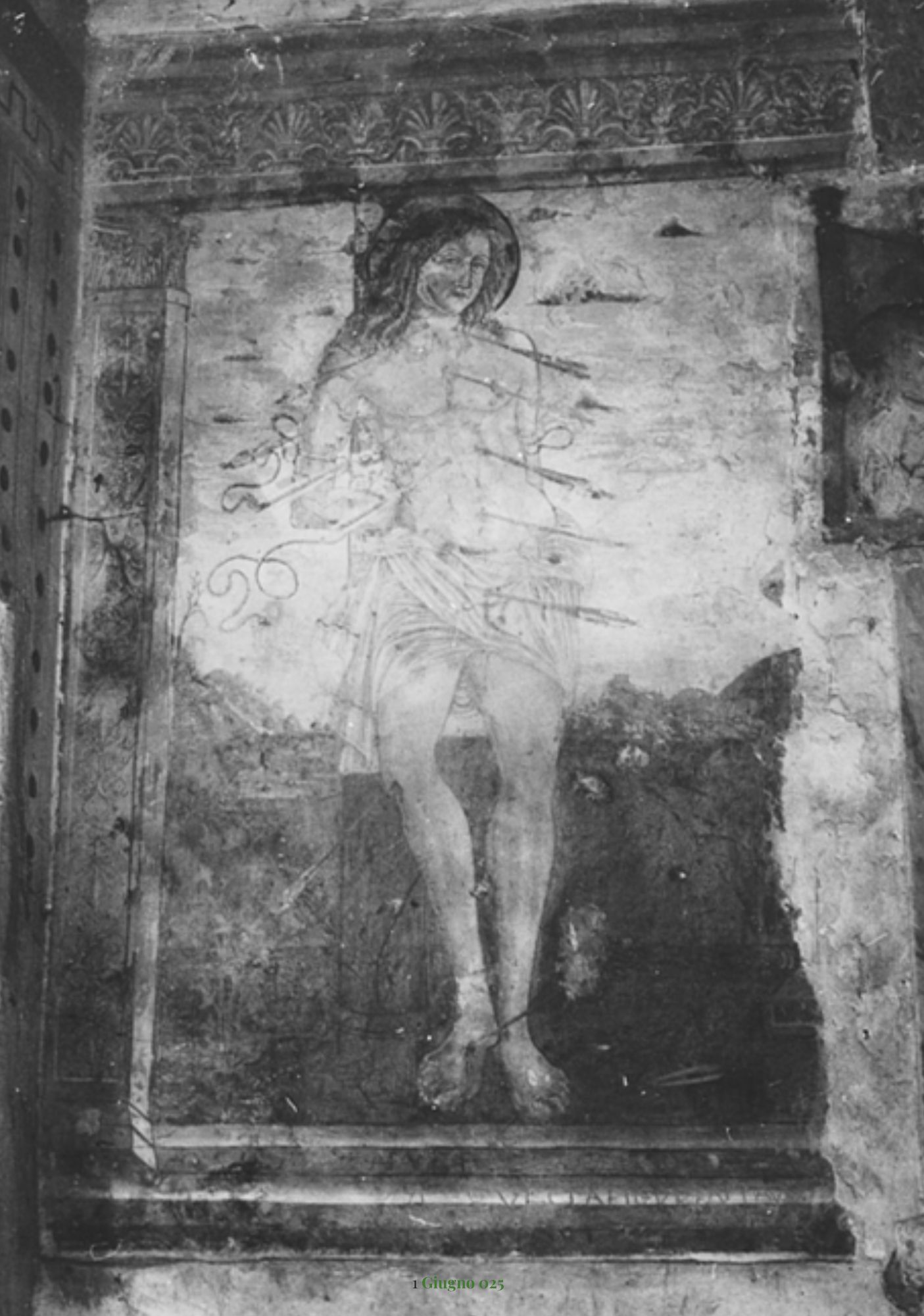 Arpino Ambrogio da Ferentino S. Sebastiano | Questa volta non è S. Ambrogio ma è Ambrogio Chiesa campestre di S. Sebastiano Arpino, Ambrogio da Ferentino, S. Sebastiano
