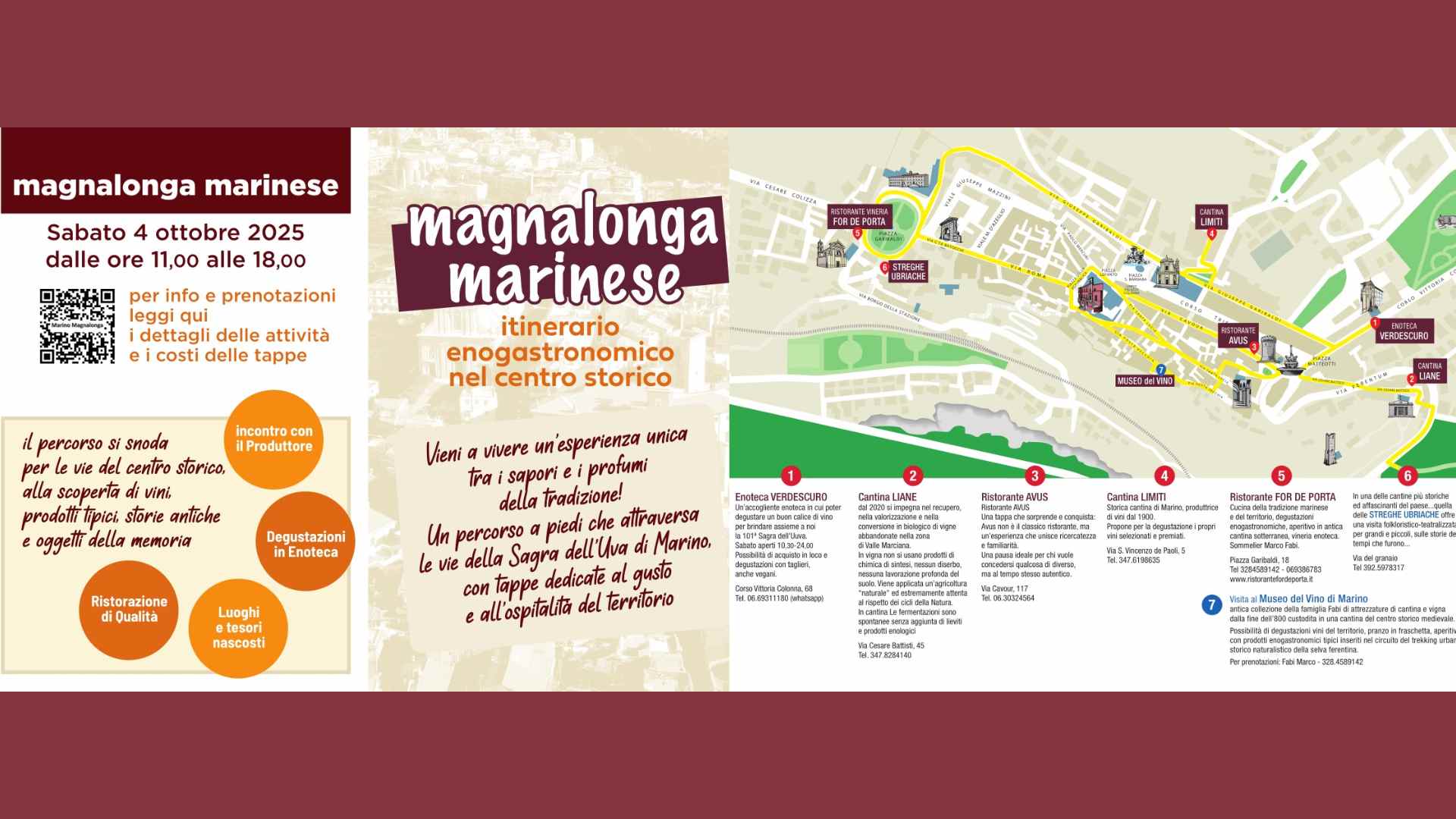 Magnalonga Marinese | Appia Day e Magnalonga Marinese 4 e 5 ottobre: un weekend tra storia, gusto e solidarietà Magnalonga Marinese a Marino