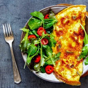 Frittata al forno con verdure di stagione e pecorino