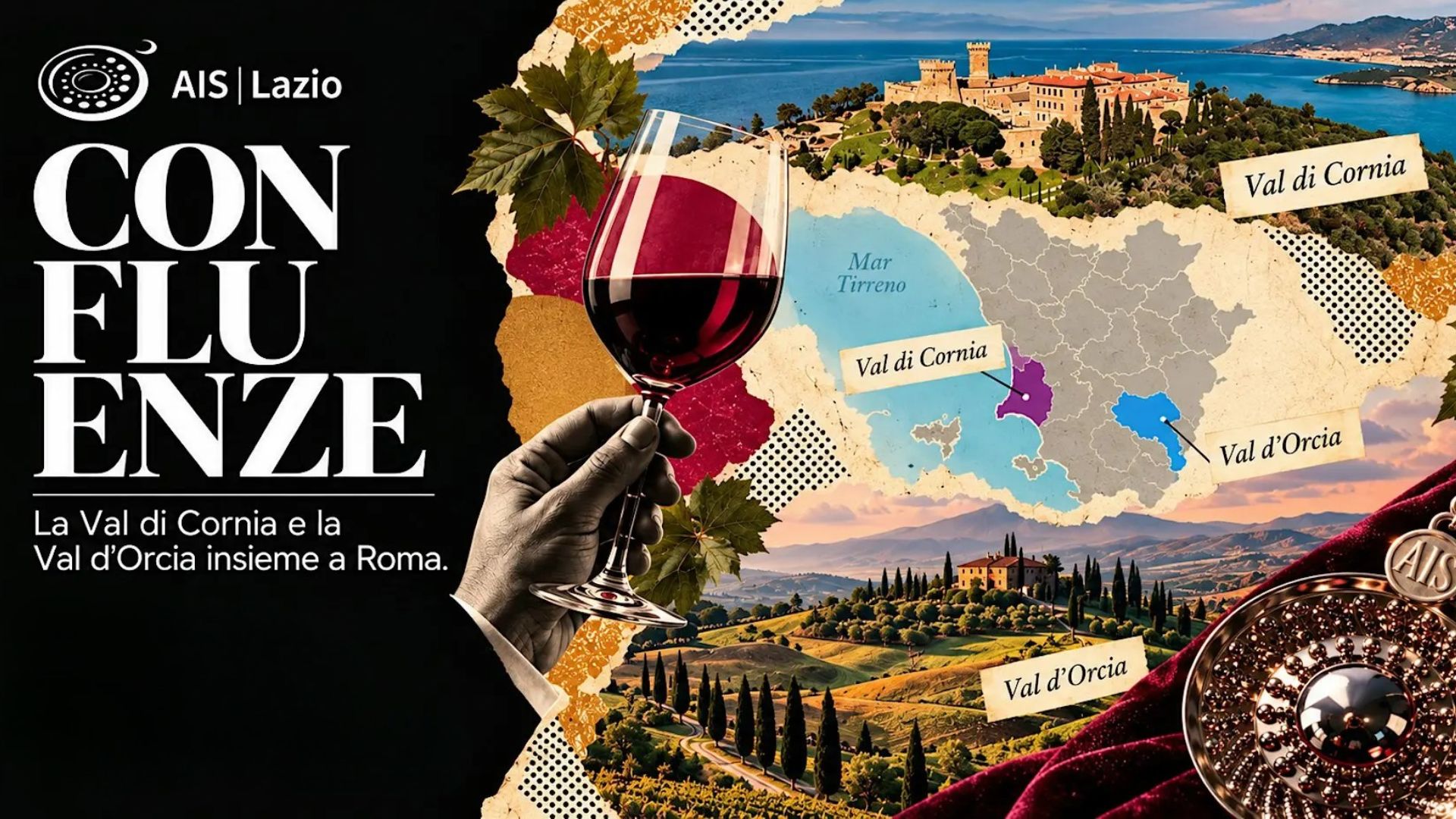 IMMAGINI PER BLOG 1920x1080 2026 10 19T110731.759 | Confluenze 2026, AIS Lazio celebra i grandi vini della Toscana Confluenze 2026